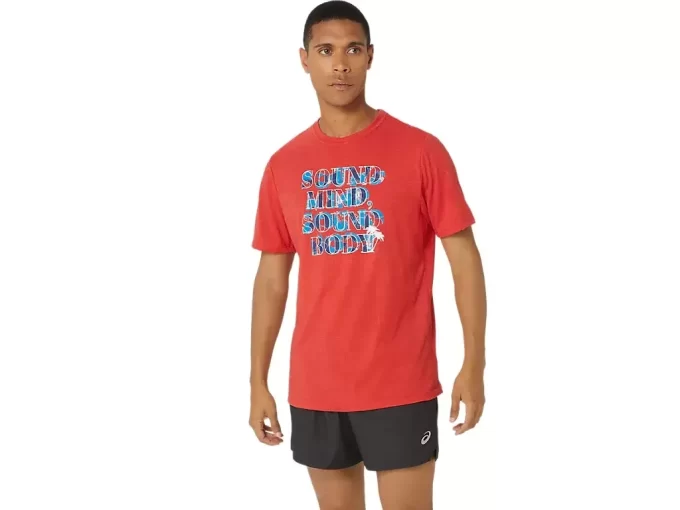 ASICS HIBISCUS SLOGAN TEE ASICS HIBISCUS SLOGAN TEE