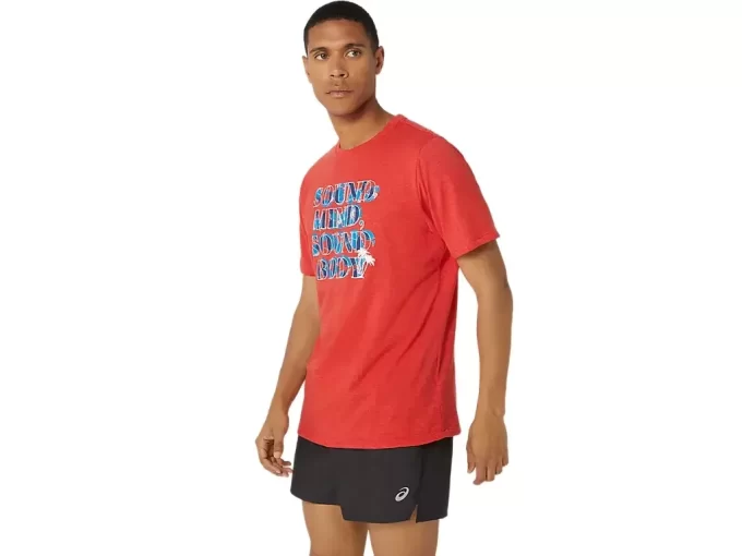 ASICS HIBISCUS SLOGAN TEE ASICS HIBISCUS SLOGAN TEE
