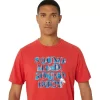 ASICS HIBISCUS SLOGAN TEE ASICS HIBISCUS SLOGAN TEE