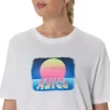ASICS RETRO SUNSET SHORT SLEEVE TEE ASICS RETRO SUNSET SHORT SLEEVE TEE