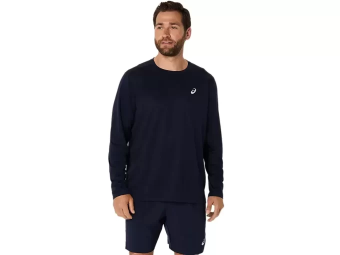 ASICS SILVER LONG SLEEVE TOP ASICS SILVER LONG SLEEVE TOP