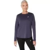 ASICS SILVER LONG SLEEVE TOP ASICS SILVER LONG SLEEVE TOP