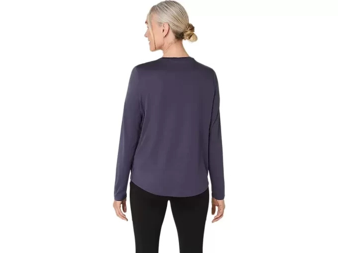ASICS SILVER LONG SLEEVE TOP ASICS SILVER LONG SLEEVE TOP