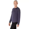ASICS SILVER LONG SLEEVE TOP ASICS SILVER LONG SLEEVE TOP