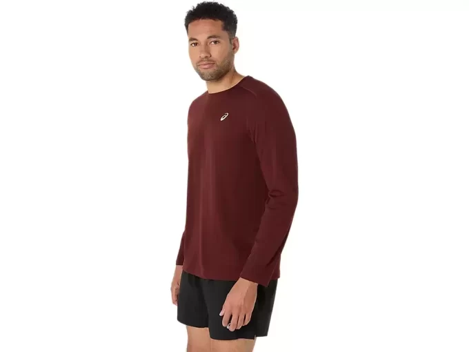 ASICS SILVER LONG SLEEVE TOP ASICS SILVER LONG SLEEVE TOP