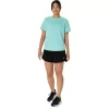 ASICS SILVER SHORT SLEEVE TOP ASICS SILVER SHORT SLEEVE TOP