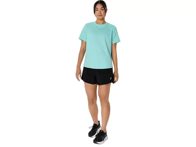 ASICS SILVER SHORT SLEEVE TOP ASICS SILVER SHORT SLEEVE TOP