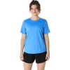 ASICS SILVER SHORT SLEEVE TOP ASICS SILVER SHORT SLEEVE TOP