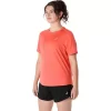 ASICS SILVER SHORT SLEEVE TOP ASICS SILVER SHORT SLEEVE TOP