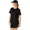 ASICS SILVER SHORT SLEEVE TOP ASICS SILVER SHORT SLEEVE TOP