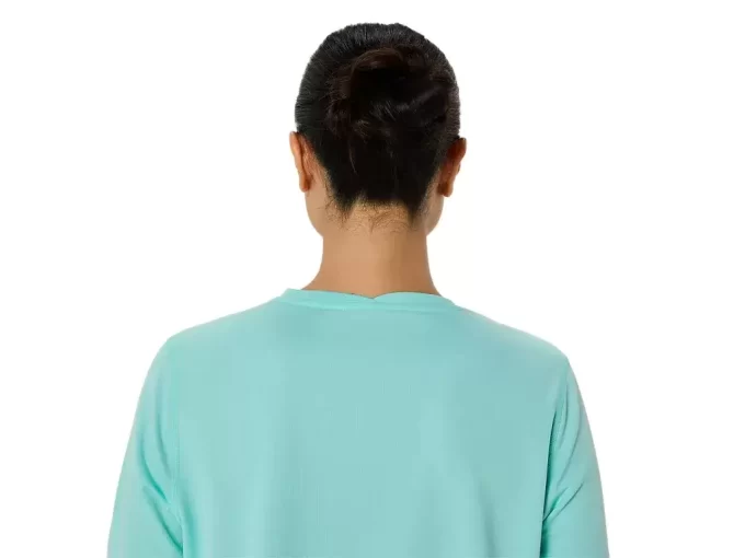 ASICS SILVER SHORT SLEEVE TOP ASICS SILVER SHORT SLEEVE TOP