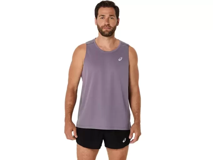 ASICS SILVER SINGLET ASICS SILVER SINGLET