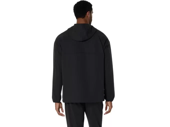 DOUBLE WEAVE RELAXED PULL OVER JACKET DOUBLE WEAVE RELAXED PULL OVER JACKET