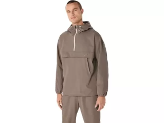 DOUBLE WEAVE RELAXED PULL OVER JACKET