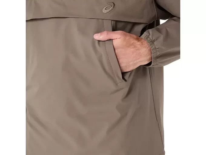 DOUBLE WEAVE RELAXED PULL OVER JACKET DOUBLE WEAVE RELAXED PULL OVER JACKET