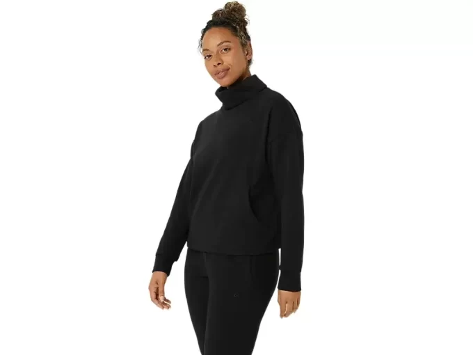 FRENCH TERRY HIGH NECK TOP FRENCH TERRY HIGH NECK TOP