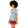METARUN SHIBORI SHORT SLEEVE TOP METARUN SHIBORI SHORT SLEEVE TOP