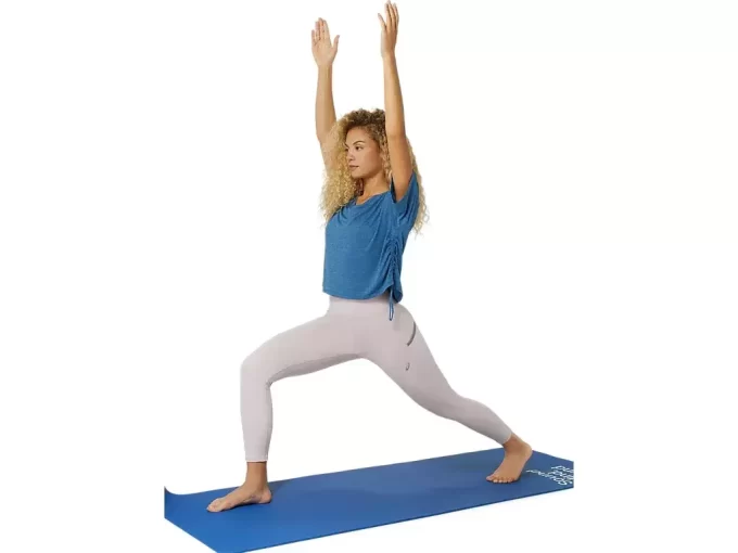 NAGINO FLEX HEATHER SHORT SLEEVE TOP