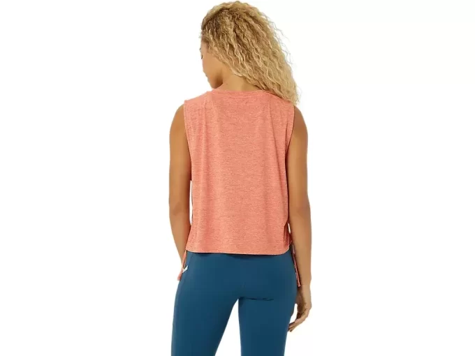 NAGINO FLEX HEATHER SLEEVELESS TOP