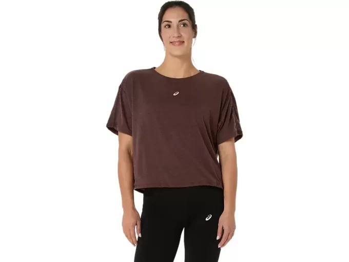 NAGINO RUN ADJUSTABLE SHORT SLEEVE TOP NAGINO RUN ADJUSTABLE SHORT SLEEVE TOP