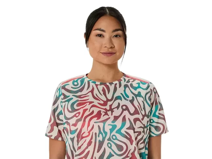 ROAD ALL OVER PRINT SHORT SLEEVE TOP ROAD ALL OVER PRINT SHORT SLEEVE TOP