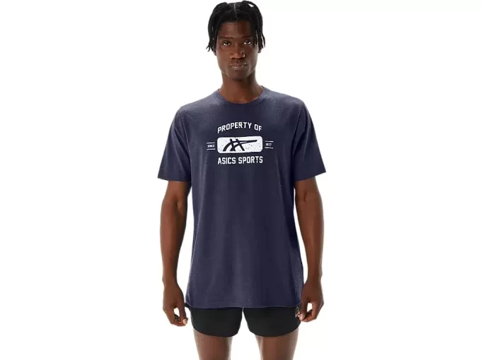 SHORT SLEEVE PROPERTY OF ASICS SPORTS TEE SHORT SLEEVE PROPERTY OF ASICS SPORTS TEE
