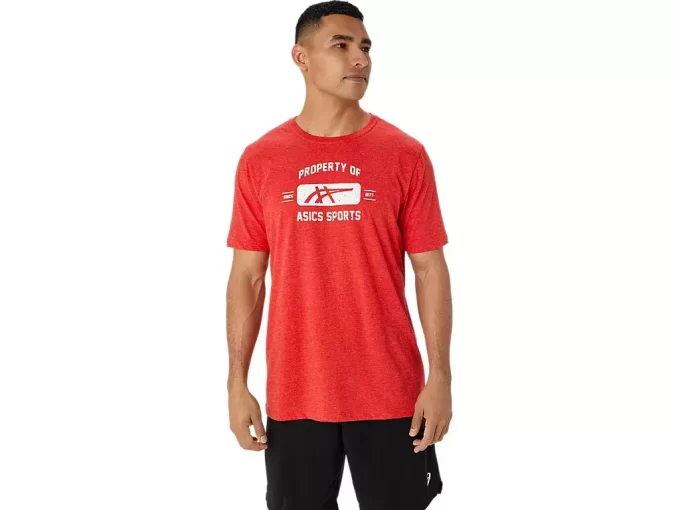 SHORT SLEEVE PROPERTY OF ASICS SPORTS TEE SHORT SLEEVE PROPERTY OF ASICS SPORTS TEE