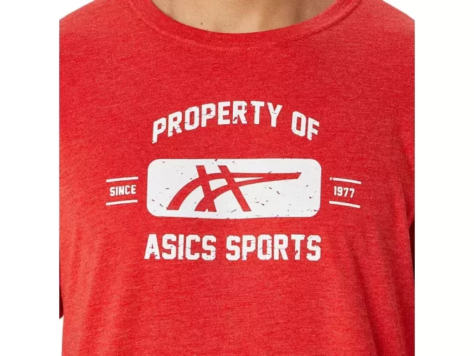 SHORT SLEEVE PROPERTY OF ASICS SPORTS TEE SHORT SLEEVE PROPERTY OF ASICS SPORTS TEE