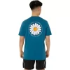 UNISEX ASICS DAISY BACK PRINT SHORT SLEEVE TEE UNISEX ASICS DAISY BACK PRINT SHORT SLEEVE TEE