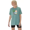 UNISEX ASICS PALM IN THE SUN SHORT SLEEVE TEE UNISEX ASICS PALM IN THE SUN SHORT SLEEVE TEE