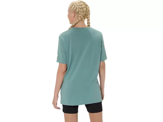 UNISEX ASICS PALM IN THE SUN SHORT SLEEVE TEE UNISEX ASICS PALM IN THE SUN SHORT SLEEVE TEE