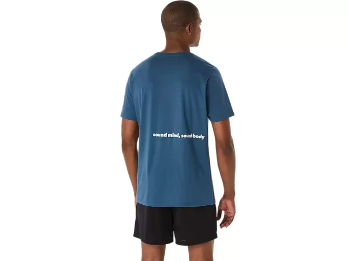 UNISEX ASICS RUN OUTSIDE CLUB SHORT SLEEVE TEE UNISEX ASICS RUN OUTSIDE CLUB SHORT SLEEVE TEE