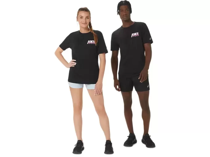 UNISEX ASICS SMSB 1977 RUN CLUB SHORT SLEEVE TEE UNISEX ASICS SMSB 1977 RUN CLUB SHORT SLEEVE TEE