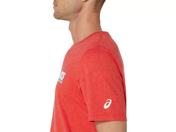 UNISEX ASICS SMSB 1977 RUN CLUB SHORT SLEEVE TEE UNISEX ASICS SMSB 1977 RUN CLUB SHORT SLEEVE TEE