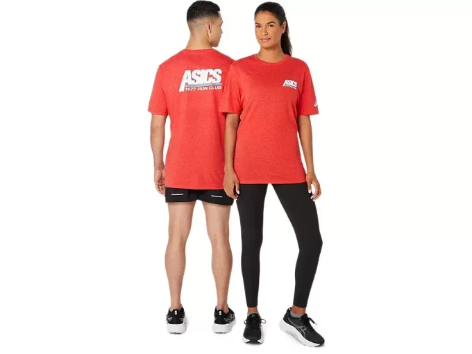 UNISEX ASICS SMSB 1977 RUN CLUB SHORT SLEEVE TEE UNISEX ASICS SMSB 1977 RUN CLUB SHORT SLEEVE TEE