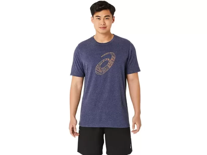 UNISEX ASICS SPIRAL a FILL TEE UNISEX ASICS SPIRAL a FILL TEE