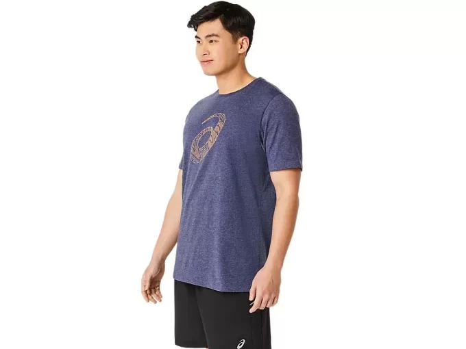 UNISEX ASICS SPIRAL a FILL TEE UNISEX ASICS SPIRAL a FILL TEE