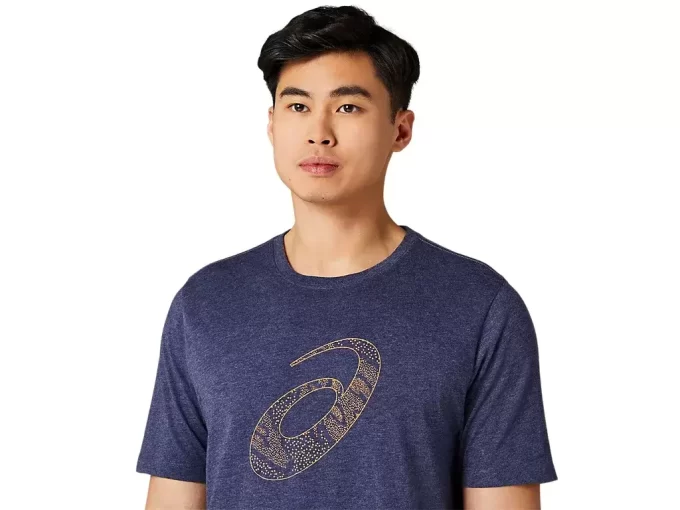 UNISEX ASICS SPIRAL a FILL TEE UNISEX ASICS SPIRAL a FILL TEE