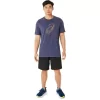 UNISEX ASICS SPIRAL a FILL TEE UNISEX ASICS SPIRAL a FILL TEE