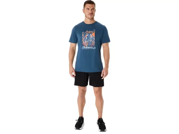UNISEX ASICS WANDER SHORT SLEEVE TEE UNISEX ASICS WANDER SHORT SLEEVE TEE