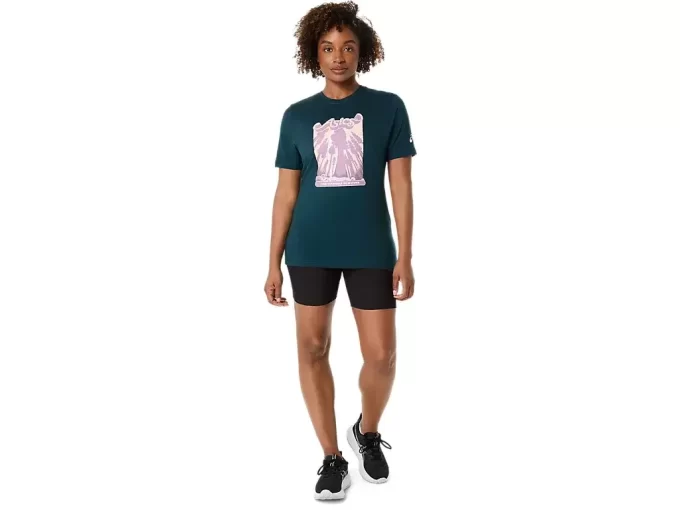 UNISEX ASICS WANDER SHORT SLEEVE TEE UNISEX ASICS WANDER SHORT SLEEVE TEE