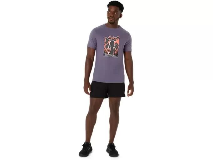 UNISEX ASICS WANDER SHORT SLEEVE TEE UNISEX ASICS WANDER SHORT SLEEVE TEE
