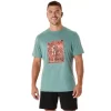 UNISEX ASICS WANDER SHORT SLEEVE TEE UNISEX ASICS WANDER SHORT SLEEVE TEE