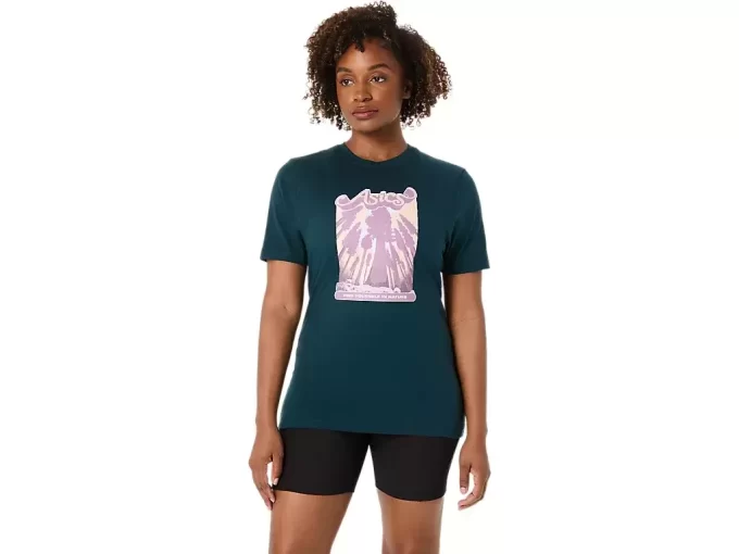 UNISEX ASICS WANDER SHORT SLEEVE TEE UNISEX ASICS WANDER SHORT SLEEVE TEE