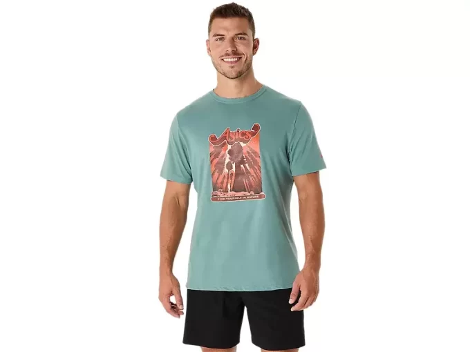 UNISEX ASICS WANDER SHORT SLEEVE TEE UNISEX ASICS WANDER SHORT SLEEVE TEE