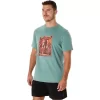 UNISEX ASICS WANDER SHORT SLEEVE TEE UNISEX ASICS WANDER SHORT SLEEVE TEE