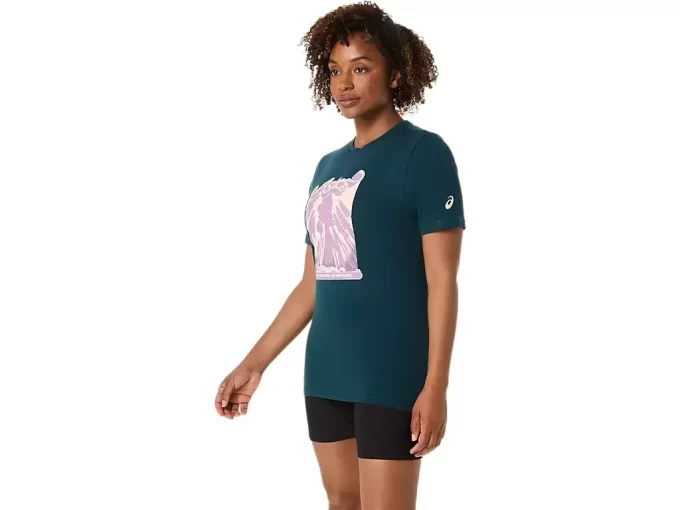 UNISEX ASICS WANDER SHORT SLEEVE TEE UNISEX ASICS WANDER SHORT SLEEVE TEE