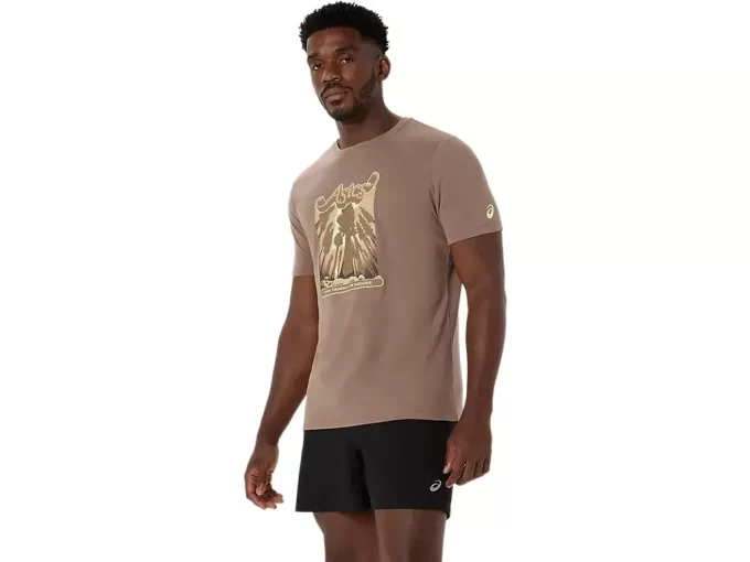 UNISEX ASICS WANDER SHORT SLEEVE TEE UNISEX ASICS WANDER SHORT SLEEVE TEE