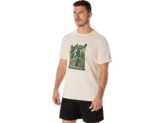 UNISEX ASICS WANDER SHORT SLEEVE TEE UNISEX ASICS WANDER SHORT SLEEVE TEE