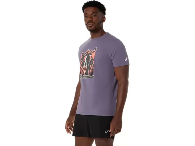 UNISEX ASICS WANDER SHORT SLEEVE TEE UNISEX ASICS WANDER SHORT SLEEVE TEE